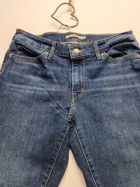 ⭐️Levi’s 711 Skinny Ankle Jeans 29 Medium Wash Blue Denim Stretch Mid Rise